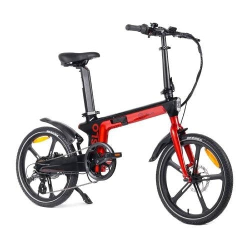 Cykel elektrisk Youin BK1900 urban OSLO Carbon RED