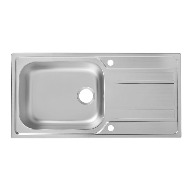 Diskho rostfri Lyell 1 sektion + diskställ 100x50cm