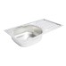 Diskho rostfri Turing 1 sektion + diskställ 76x43,5cm bild 1