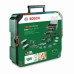 Borrmaskin slag 18V med 2 batterier 1,5Ah + väska 241 tillbehör Bosch bild 1