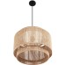 Lampa hänglampa jute en stil boho, 40 w och 46 x 32 cm, natur bild 2
