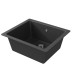 Diskho harts svart matt Ising 1 sektion 50x44cm Cooke & Lewis bild 2