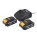 Borrmaskin skruvdragare med 2 batterier och laddare 18 V Titan bild 2