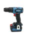 Borrmaskin slag 18V med batteri 4Ah Brushless + väska 49 tillbehör Erbauer bild 2