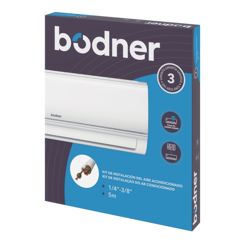 Kit installation luftkonditionering 1/4-3/8 5 m Bodner.