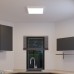 Plafond led fyrkantig metall vit Hestia 40cm Cooke & Lewis bild 2