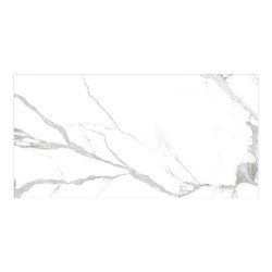 Klinker rektifierad storformat marmor vit polerad 60x120 cm Nisida