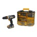 Borrmaskin slag 1x2Ah med 74 tillbehör Titan bild 2