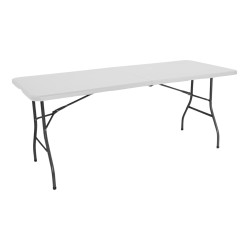 Bord hopfällbar rektangulär för catering vit 240x74cm Thinia Home