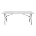 Bord hopfällbar rektangulär för catering vit 240x74cm Thinia Home bild 1