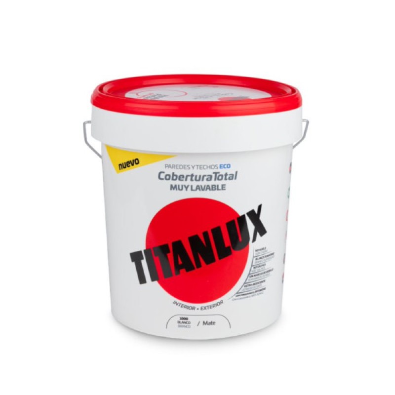 Färg Titanlux Täckning Total vit 15 L
