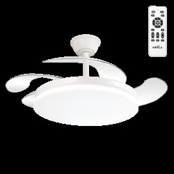 Fläkt tak LED 59w 6980lm cct (nyans ljus dimbar) dc ultra