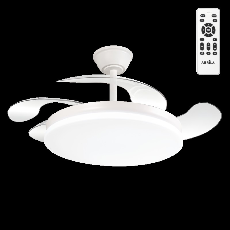 Fläkt tak LED 59w 6980lm cct (nyans ljus dimbar) dc ultra
