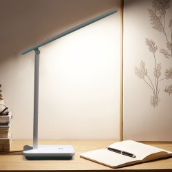 Aigostar lampa skrivbord LED, skrivbordslampa hopfällbar justerbar, 3 lägen, usb-c